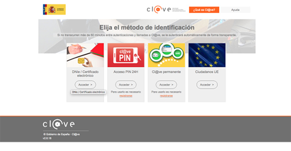 metodo de acceso Mi Carpeta Ciudadana